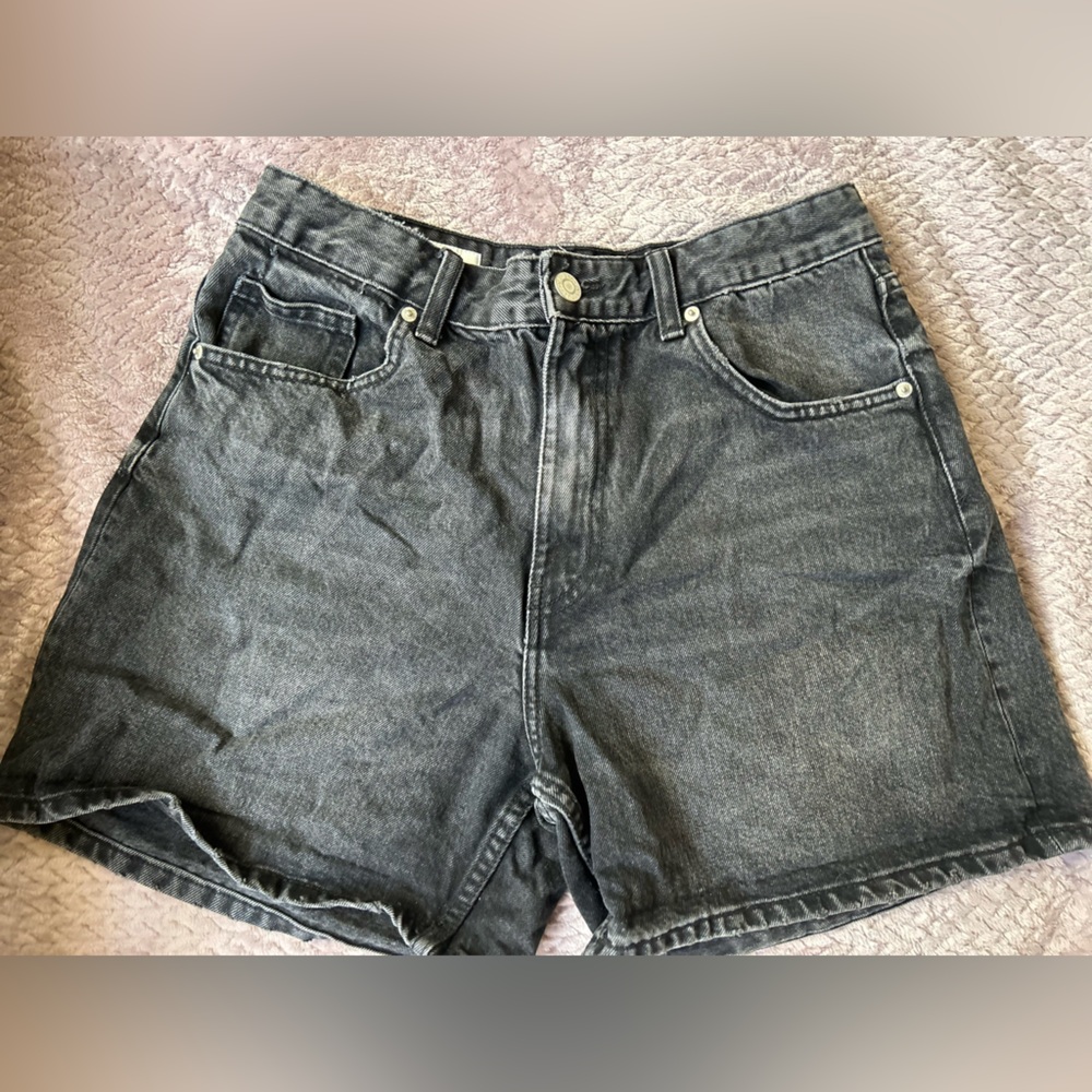 Zara high rise Black Denim Women's Shorts